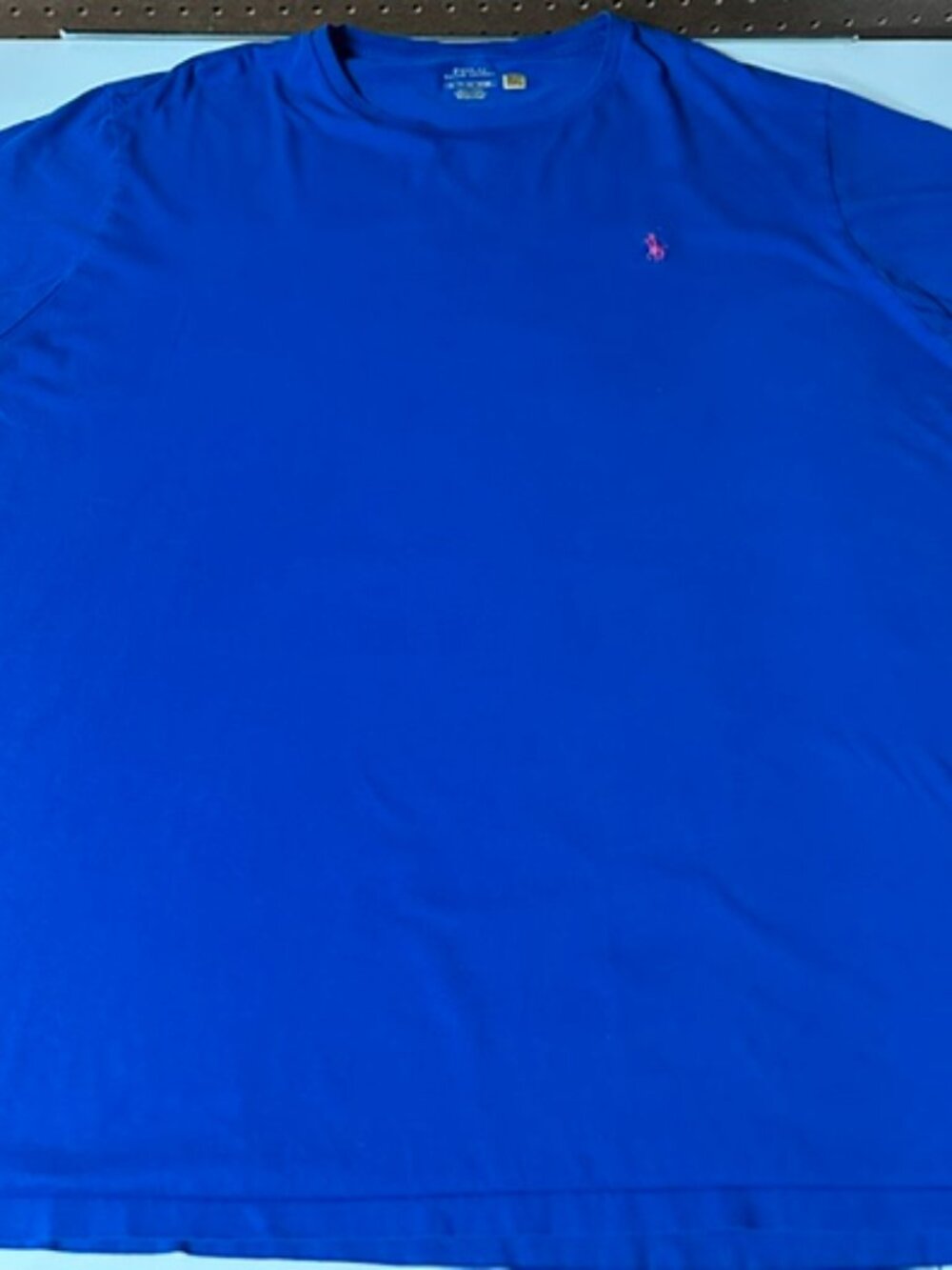 Polo Ralph Lauren Men's XXL Blue Solid Crew Neck Short Sleeve T-Shirt